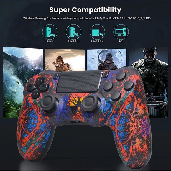 NIB 🆕 3 COLORS AVAILABLE! Wireless Gaming Controller PAIRS - Picture 3 of 11